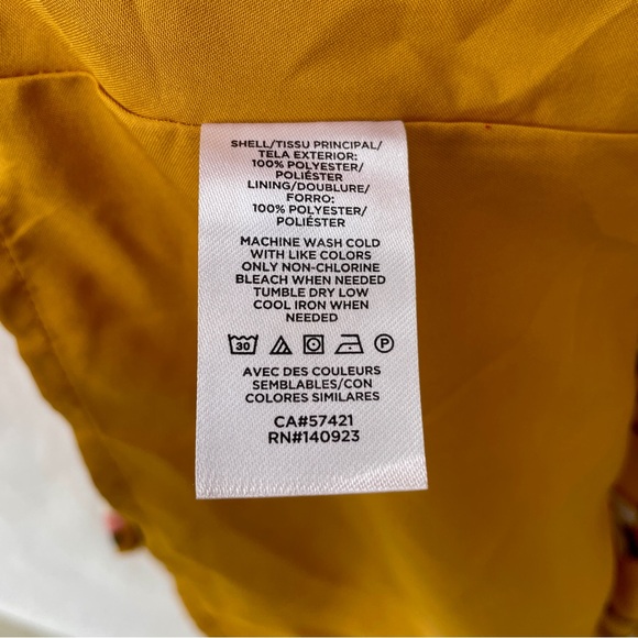 LOFT Mustard Floral Midi Dress - Picture 8 of 10